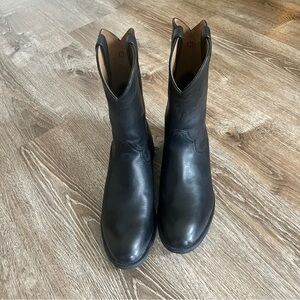 Ariat Men's Black 12 Leather Western Boots Roper Style 10002280